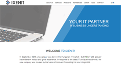 Desktop Screenshot of ixenit.com