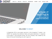 Tablet Screenshot of ixenit.com